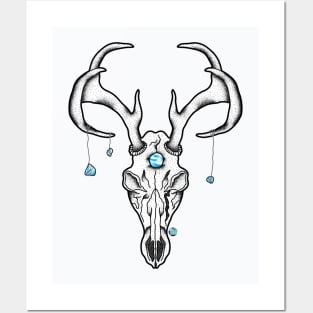 Deer x Moonstone Posters and Art